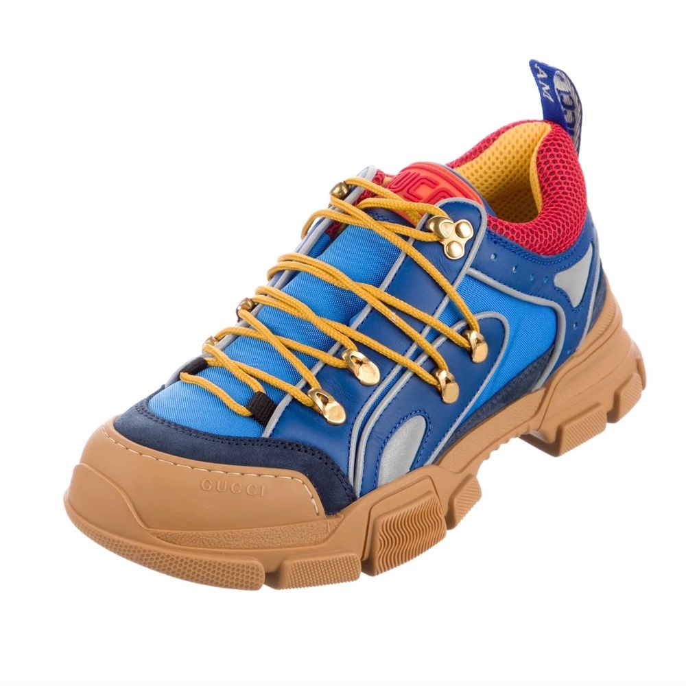 GUCCI BRAND NEW IN BOX Rubber Colorblock Pattern Chunky Sneakers 9-9.5